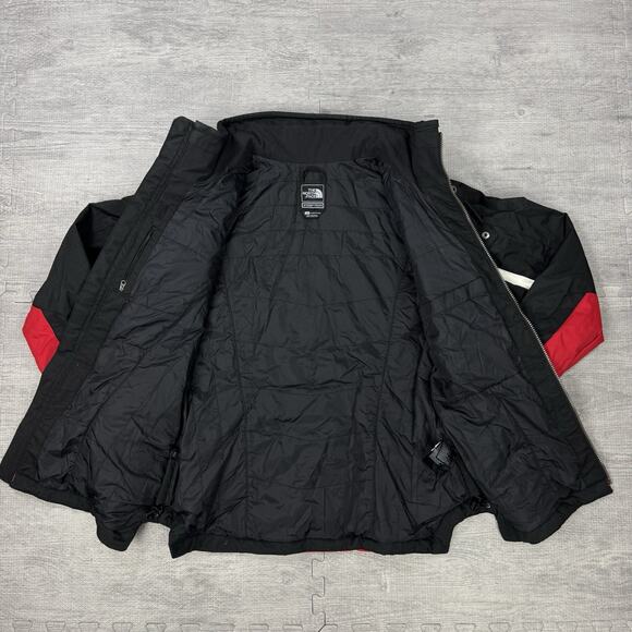 VTG North Face Steep Tech Jacket Womens Large Red Black White Belted Ski 90s EUC - Picture 6 of 16